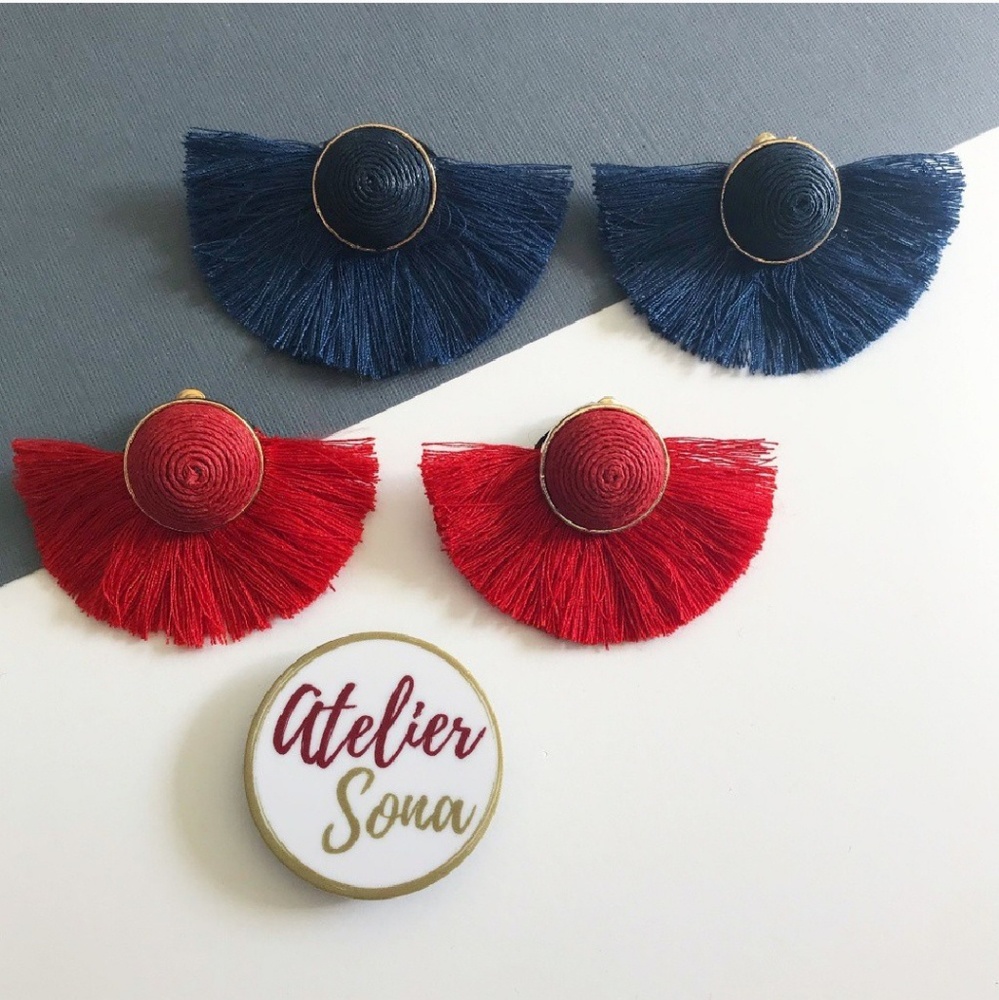 Fan Earrings